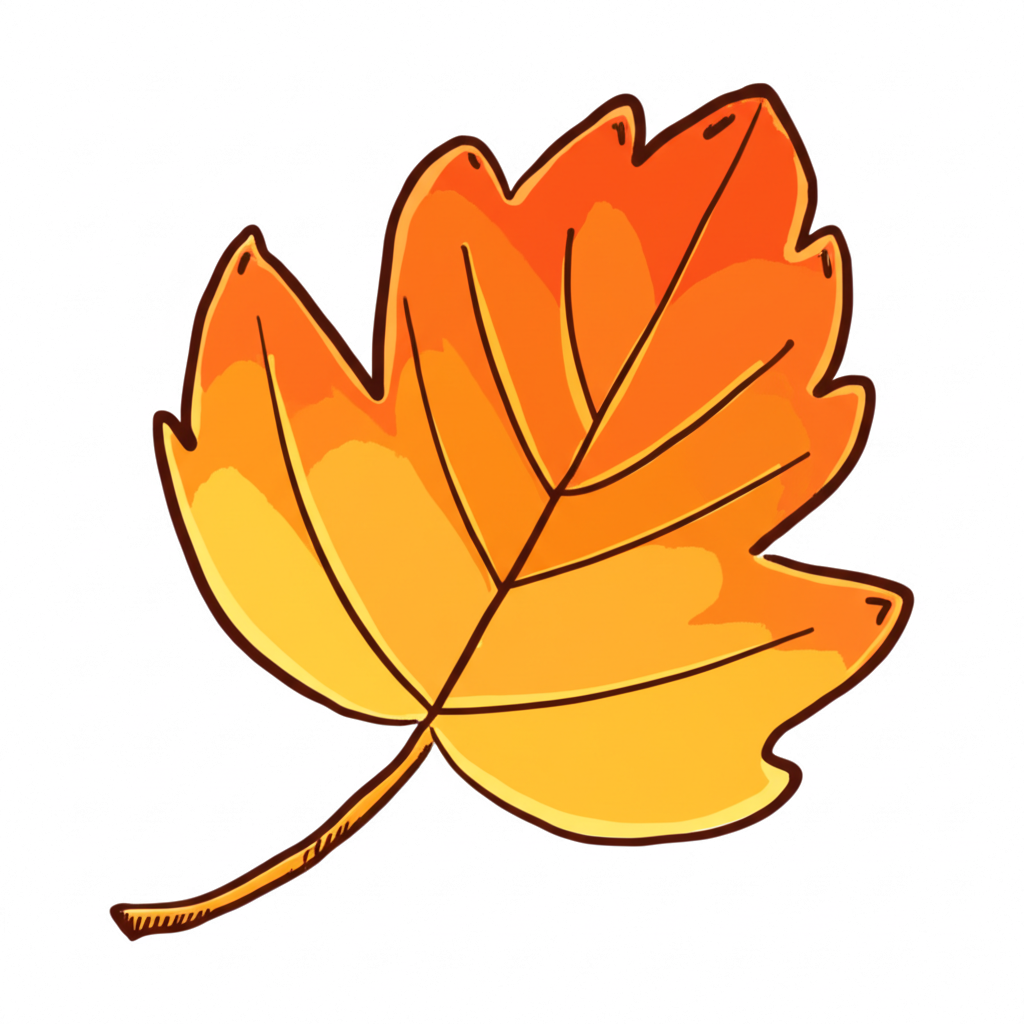 장식 잎사귀 그림